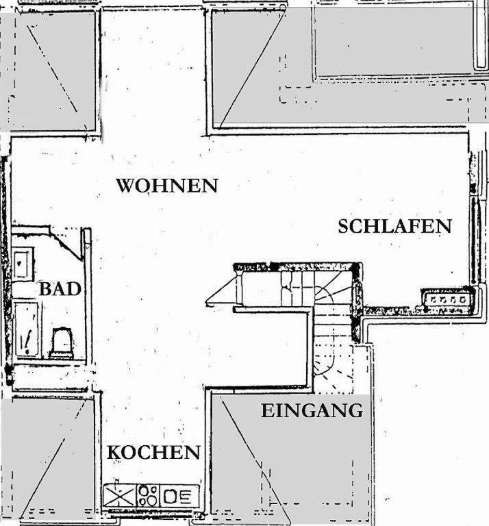 Apartment Helle Im Loft-charakter Essen